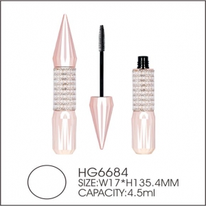 Private Label Eyelash Cleaning Brush with Wand Tube with Eyelash Cover PETG Mascara Wand Tubes Cases