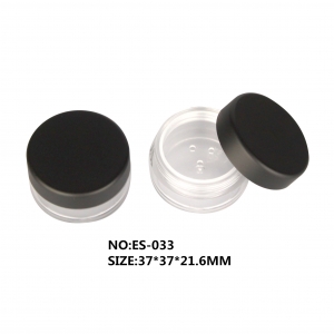 Popular Empty Loose Powder Packaging Plastic Eyeliner Jars On Sale