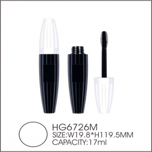 Eco Friendly Cosmetic Packaging Tube Bottle Empty PP Mascara Tube with Silicone Brush