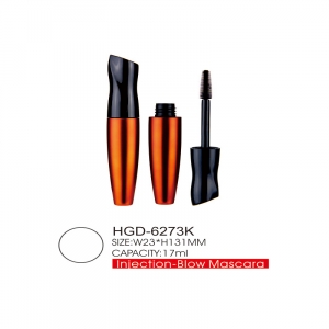 Unique Cosmetic Packaging Tube Bottle Empty PETG Mascara Tube with Silicone Brush