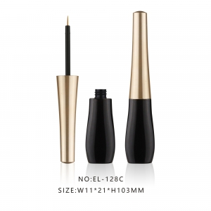 High Quality Luxury Golden Eyeliner Case Make Your Own Eyeliner Tube Cosmetic Packaging