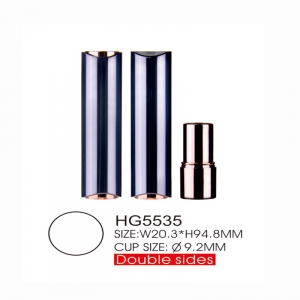 New design carving lipstick tube / packaging with mirror / lip balm container for cosmetic