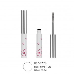 Wholesale disposable nylon mascara wands/eyelash cleanser brushes tube/eyelash extension mascara