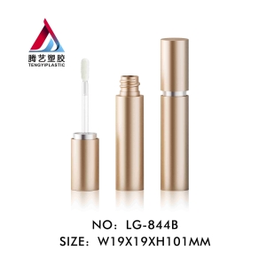 Cylinder double-layer lip gloss tube