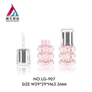 Double-layered lip gloss tube packaging