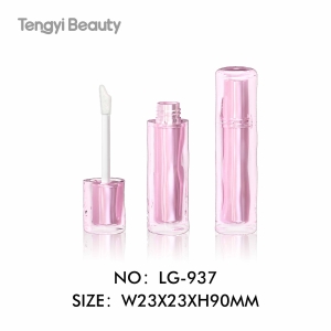 Triangular double-layer water ripple irregular lip gloss tube packaging