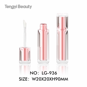 PETG square double-layer lip gloss tube