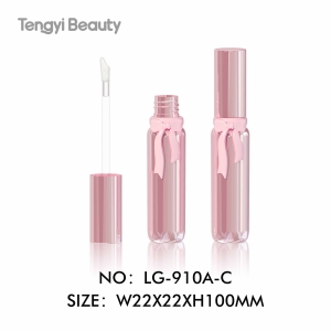 Bow-shaped lip gloss tube packaging plastic cosmetic tube